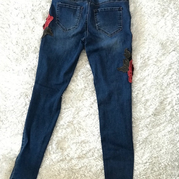 BoomBoom jeans with red flowers. Size 1 - Picture 6 of 6